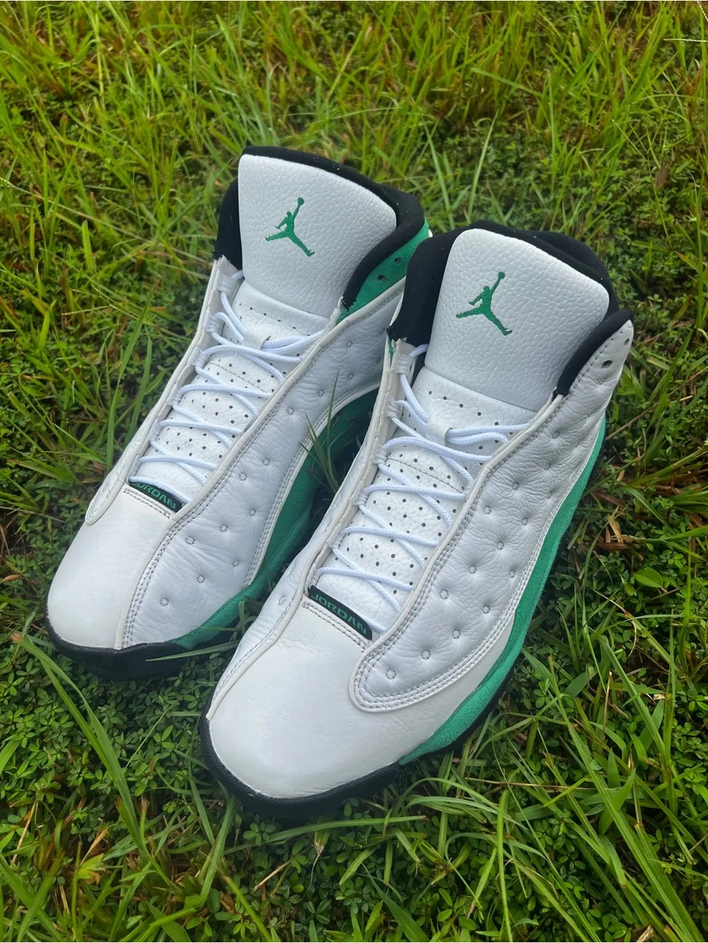CLEAN Air Jordan 13 XII size 11 Mens Lucky Green shoes
